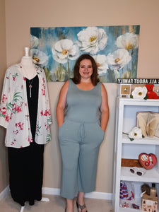 Jumpsuit Sleeveless with pockets plus size (pants)