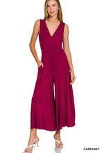 Load image into Gallery viewer, Jumpsuit Surplice Neckline Sleeveless
