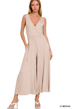 Load image into Gallery viewer, Jumpsuit Surplice Neckline Sleeveless
