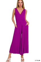 Load image into Gallery viewer, Jumpsuit Surplice Neckline Sleeveless
