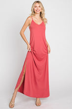 Load image into Gallery viewer, Dress Cami Maxi with pockets
