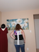 Load image into Gallery viewer, Tank Top with tie dye and stripes
